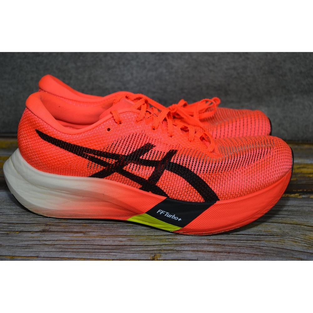 ASICS Metaspeed Edge Paris Shoes Mens 8 Orange Marathon Racing Running 1013A124